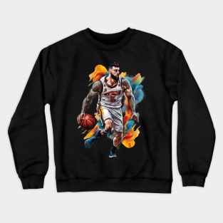 Basketball Player Crewneck Sweatshirt